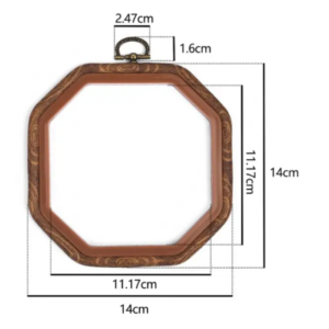 PLASTIKINIS APVALUS RETRO LANKELIS-RĖMELIS 12,5 * 12,5 CM